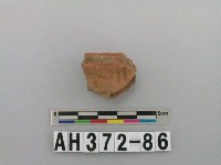 藏品(紅色夾砂繩紋陶口緣)的圖片